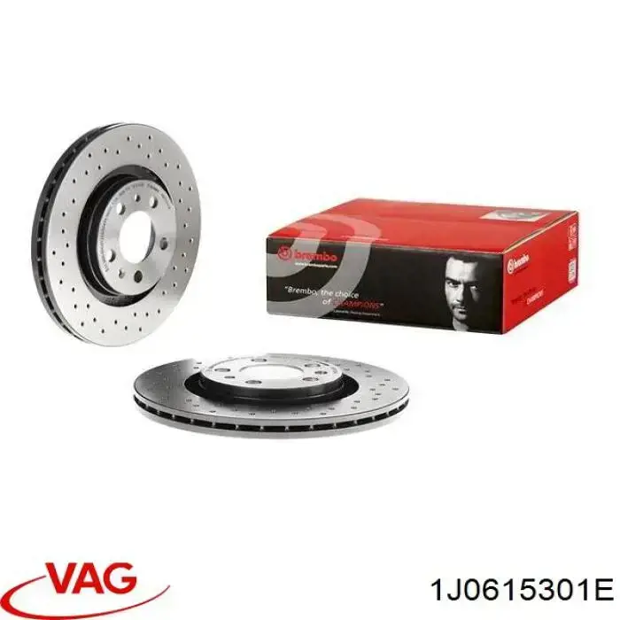 Comprar 1J0615301E VAG Freno de disco delantero