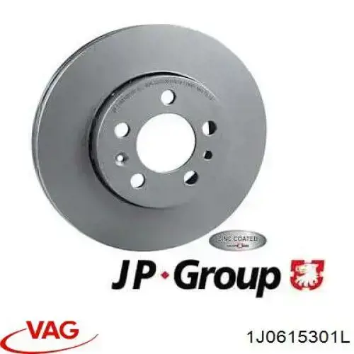 Frenos delanteros VAG 1J0615301L precio, desde 28,16 EUR