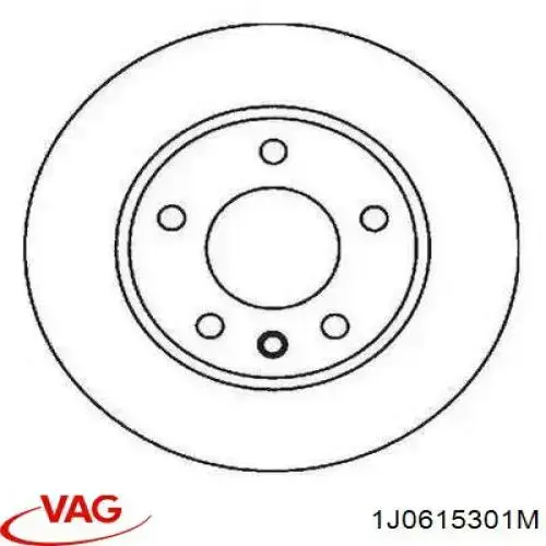 Frenos delanteros VAG 1J0615301M precio, desde 27,95 EUR