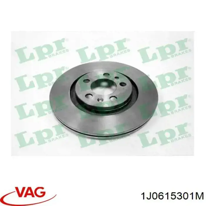 Disco de freno 1J0615301M VAG