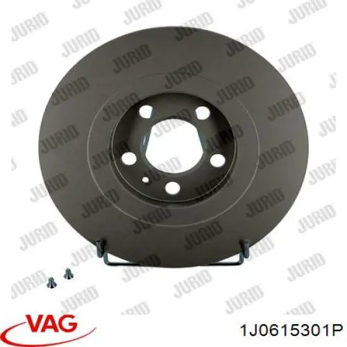 Comprar 1J0615301P VAG Freno de disco delantero