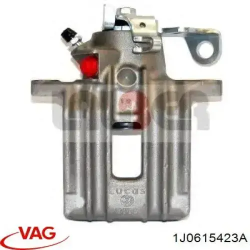 Pinza de freno trasera izquierda 1J0615423A VAG