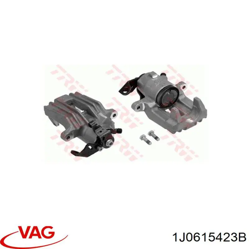 Pinza de freno trasera izquierda 1J0615423B VAG