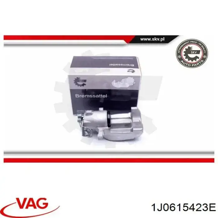 Pinza de freno trasera izquierda 1J0615423E VAG