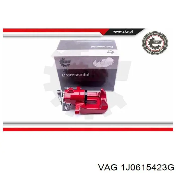 Pinza de freno trasera izquierda 1J0615423G VAG