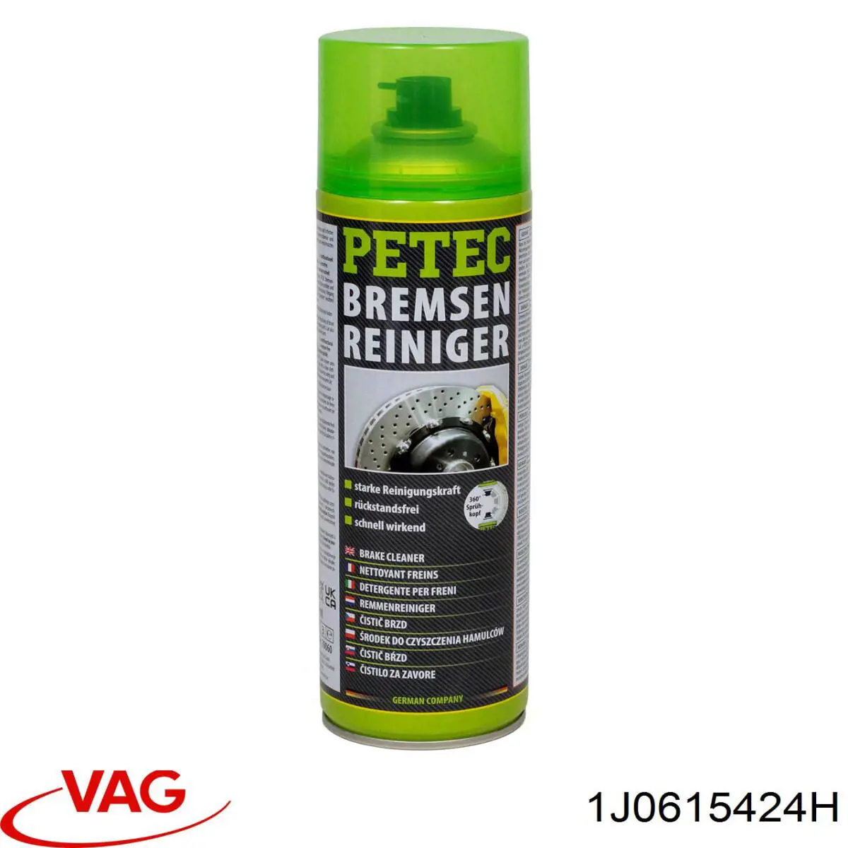 1J0615424H VAG Pinza de freno trasera derecha