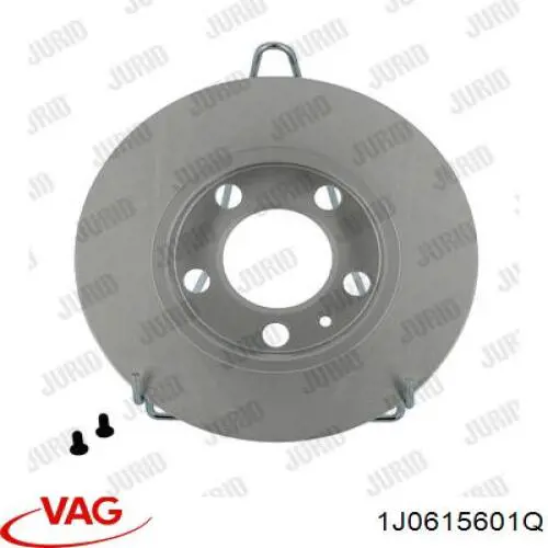 Comprar 1J0615601Q VAG Disco de freno trasero