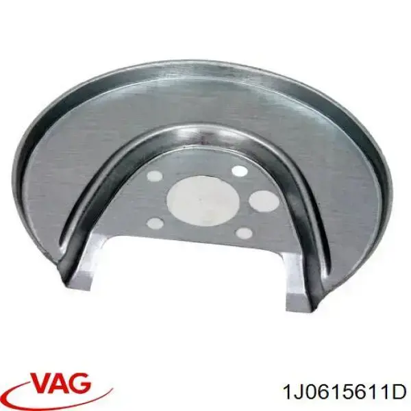 Comprar 1J0615611D VAG Protector de disco de freno trasero izquierdo