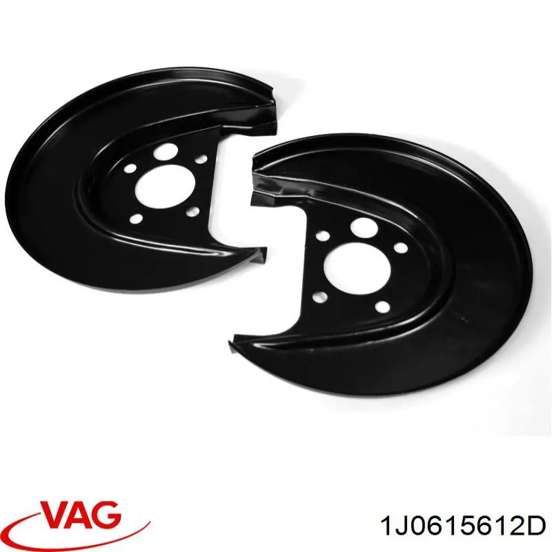 Comprar 1J0615612D VAG Protector de disco de freno trasero derecho