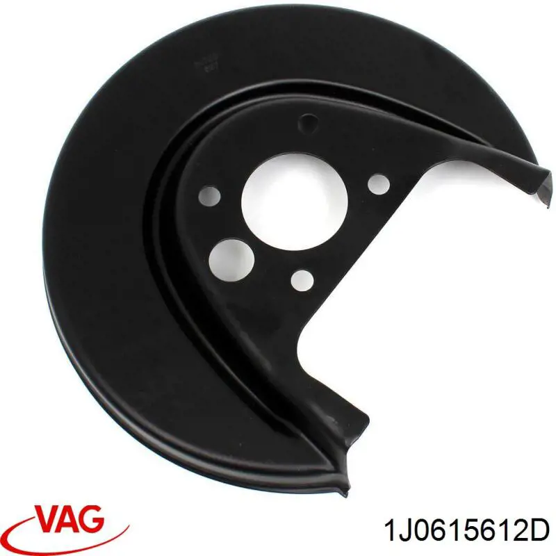Protector de disco de freno trasero derecho VAG 1J0615612D