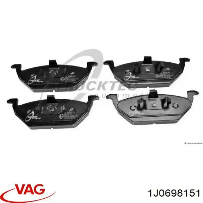 Pastillas de freno delanteras Seat Ibiza 5 KJ1, KJG