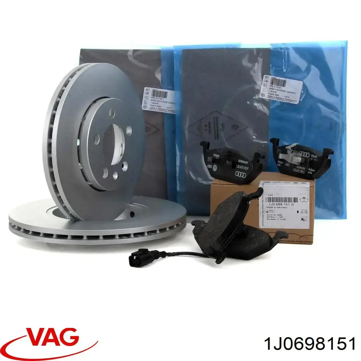 Pastillas de freno delanteras Seat Ibiza 5 KJ1, KJG