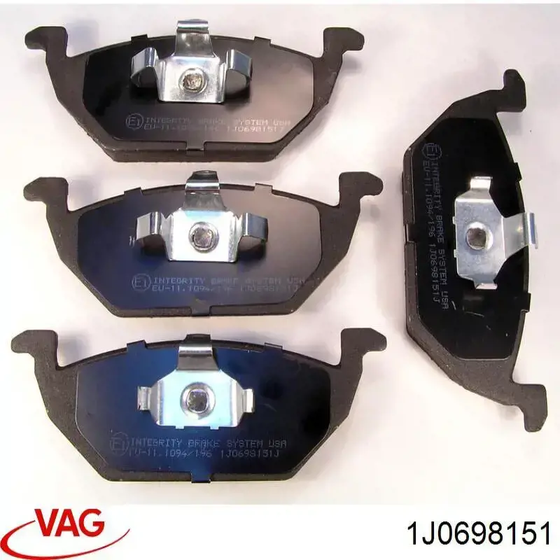 Pastillas de freno delanteras Seat Ibiza 5 KJ1, KJG