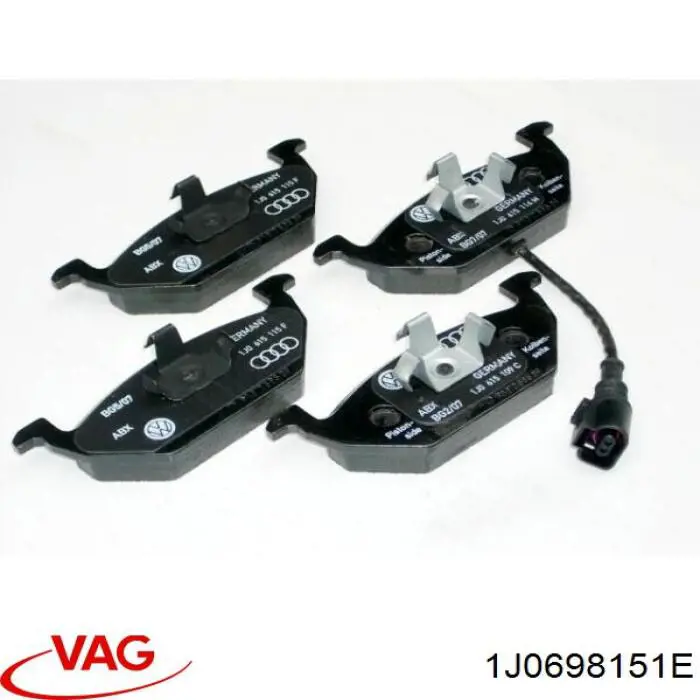 1J0698151E VAG Pastillas delanteras