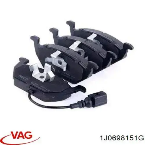 Pastillas de freno delanteras VAG 1J0698151G