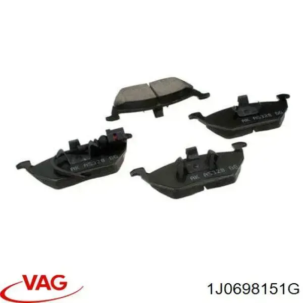 Comprar 1J0698151G VAG Pastillas delanteras de freno