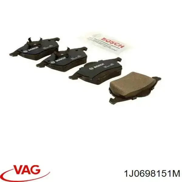 Comprar 1J0698151M VAG Pastillas delanteras de freno