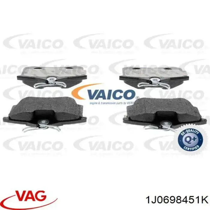 Pastillas de freno traseras Seat Leon 1 1M1