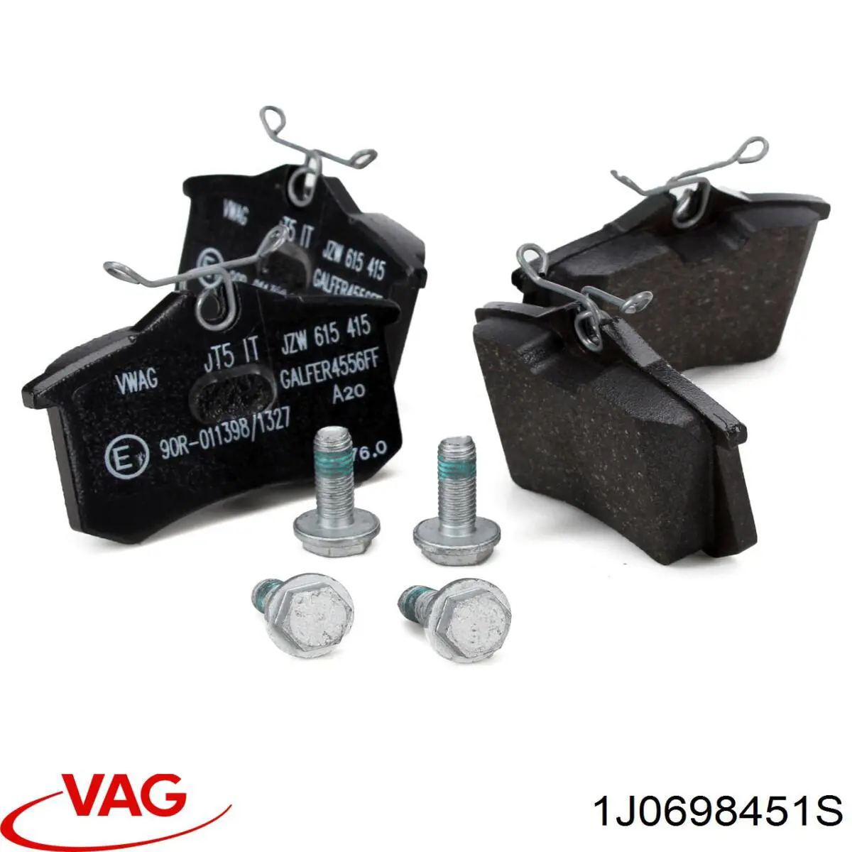 Pastillas de freno traseras 1J0698451S VAG