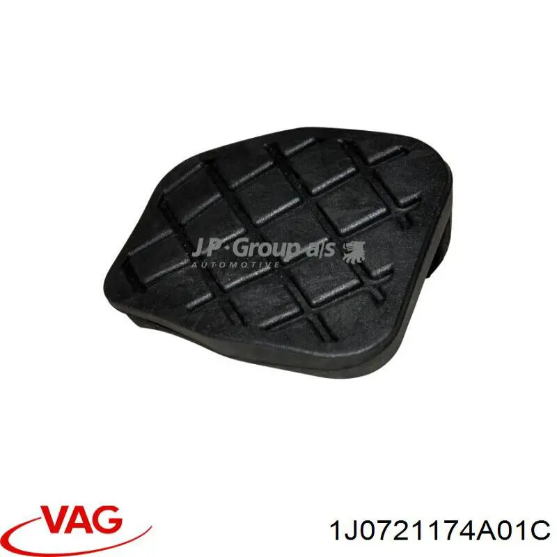 1J0721174A01C VAG revestimiento del pedal, pedal de embrague