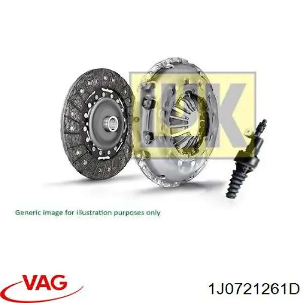 Bombin de embrague 1J0721261D VAG