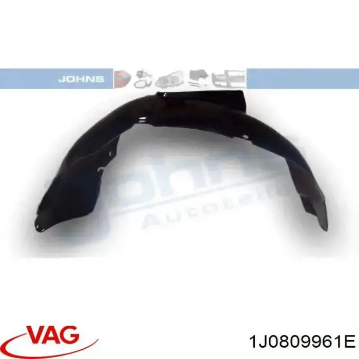 Comprar 1J0809961E VAG Guardalodos interior izquierdo, guardafango delantero