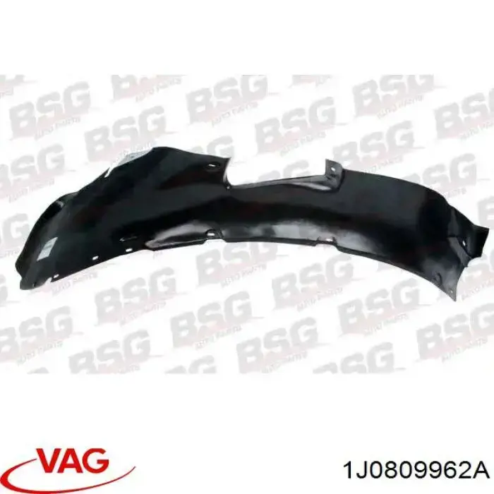 Guardabarros interior derecho, aleta delantera VAG 1J0809962A precio, desde 12,62 EUR
