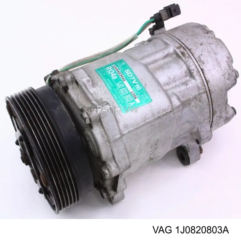 Compresor de aire acondicionado 1J0820803A VAG