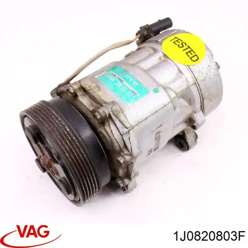 Compresor de aire acondicionado 1J0820803F VAG