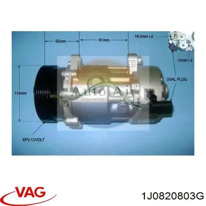 Comprar 1J0820803G VAG Compresor de aire acondicionado coche