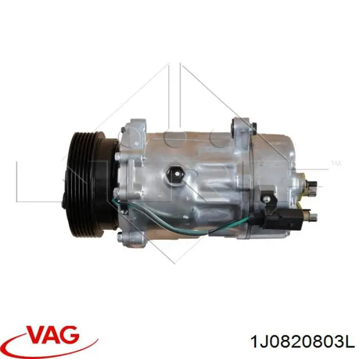 Compresor de aire acondicionado 1J0820803L VAG