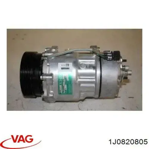 Compresor de aire acondicionado 1J0820805 VAG