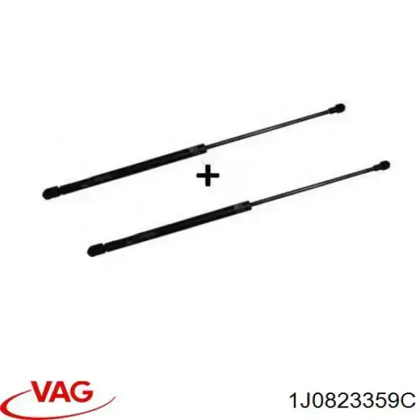 Amortiguador de capó 1J0823359C VAG