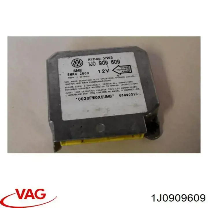 1J0909609 VAG procesador del modulo de control de airbag