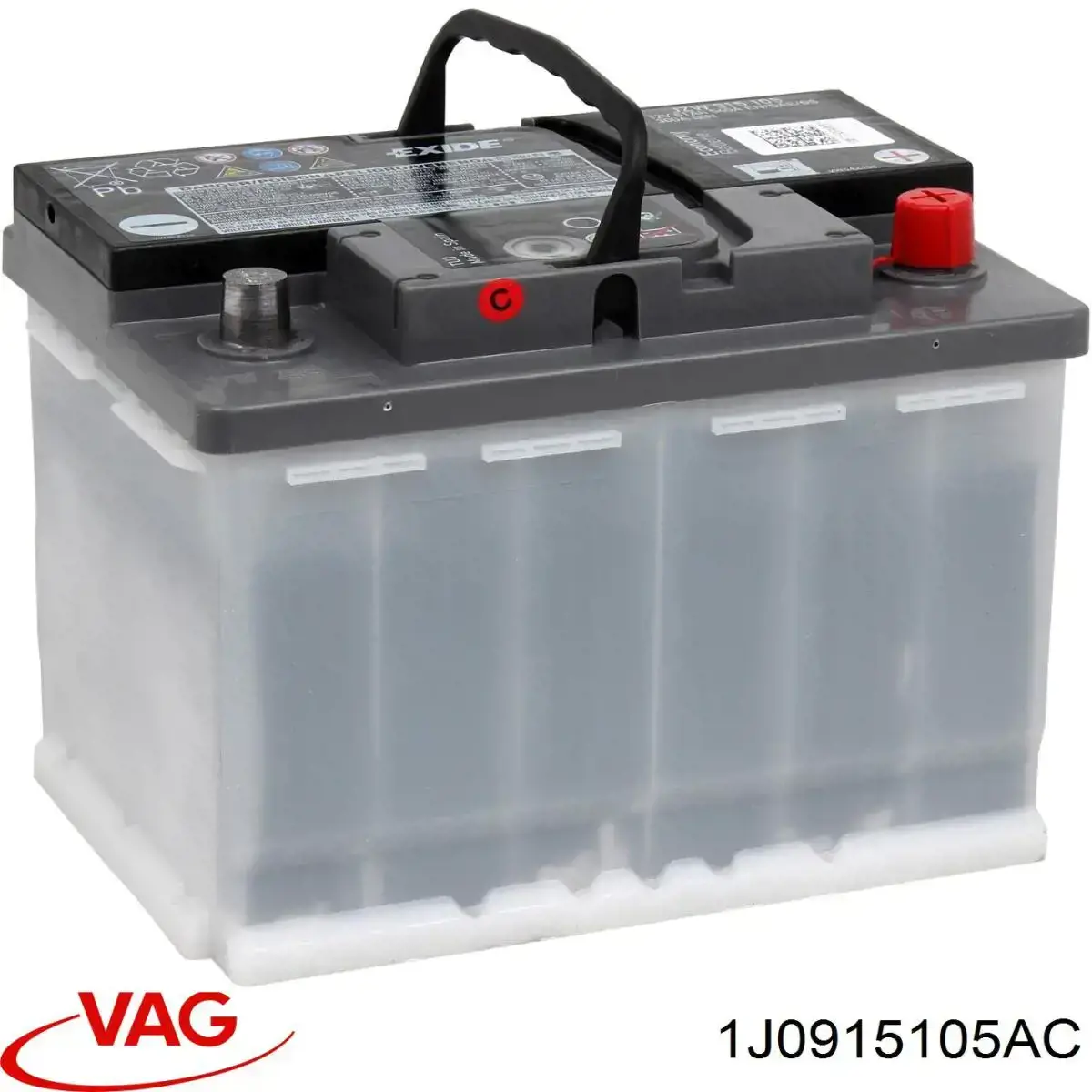 Batería de Arranque VAG 62 ah 12 v (1J0915105AC)