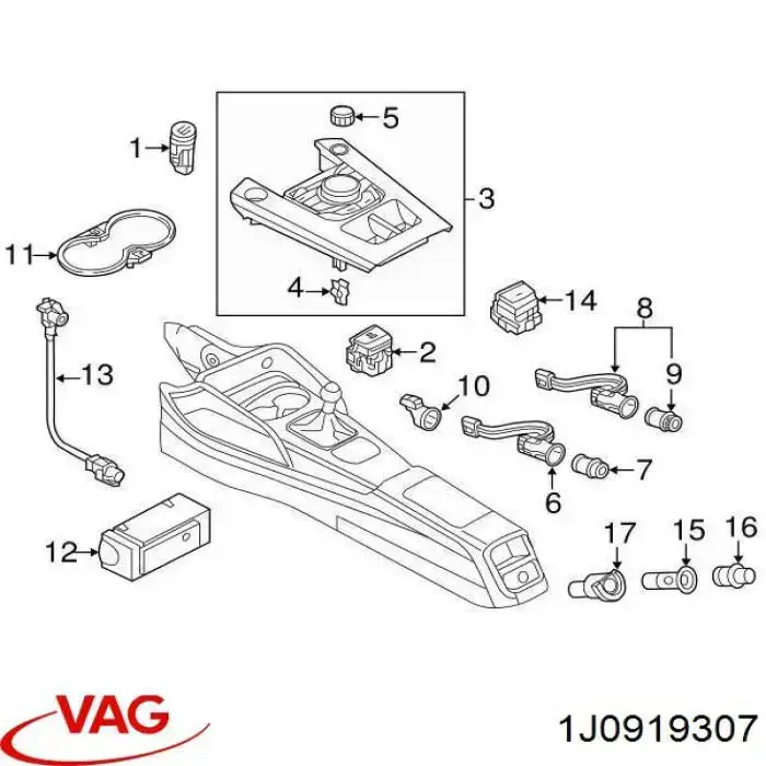 Mechero de coche VAG 1J0919307 precio, desde 11,16 EUR