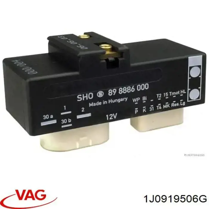 Comprar 1J0919506G VAG Regulador de velocidad del ventilador de refrigeración (unidad de control)