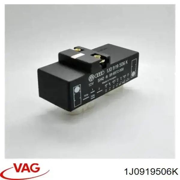 1J0919506K VAG control de velocidad de el ventilador de enfriamiento (unidad de control)