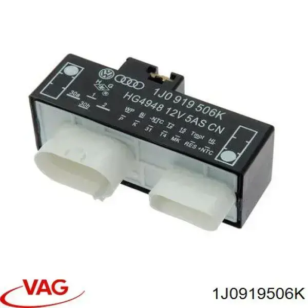 Comprar 1J0919506K VAG Regulador de velocidad del ventilador de refrigeración (unidad de control)