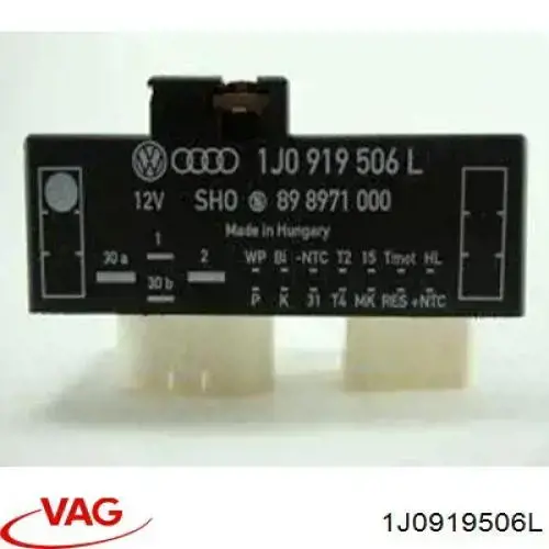 Comprar 1J0919506L VAG Regulador de velocidad del ventilador de refrigeración (unidad de control)