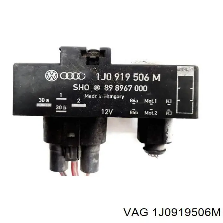 Regulador de velocidad del ventilador de refrigeración (unidad de control) 1J0919506M VAG