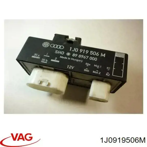1J0919506M VAG control de velocidad de el ventilador de enfriamiento (unidad de control)