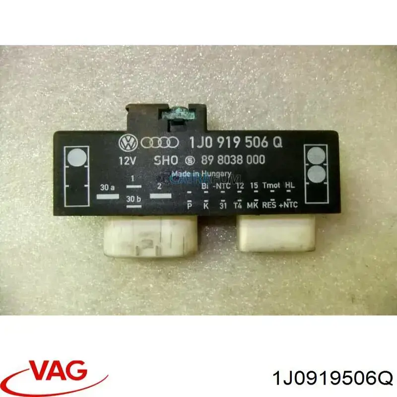 Comprar 1J0919506Q VAG Regulador de velocidad del ventilador de refrigeración (unidad de control)