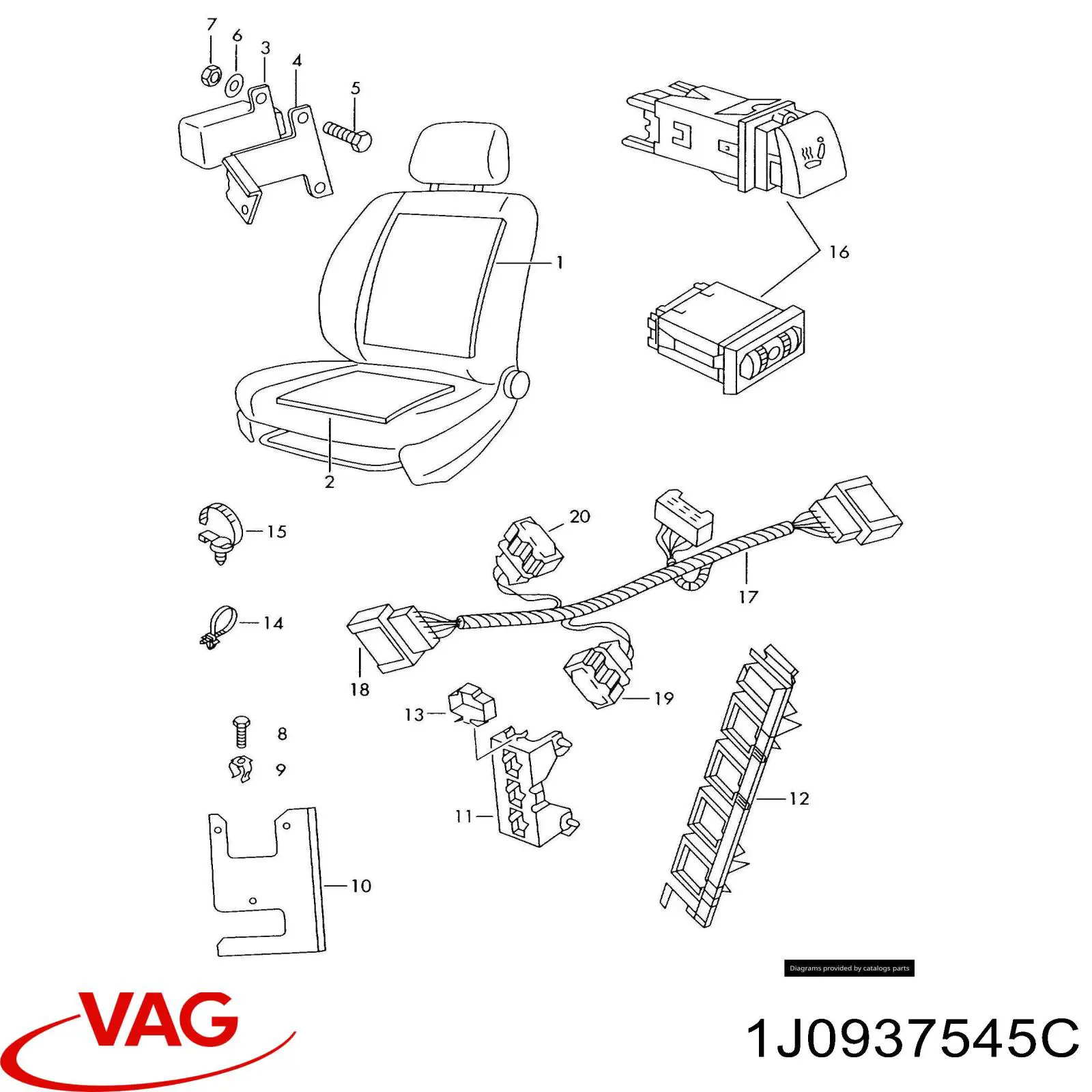 1J0937545C VAG 