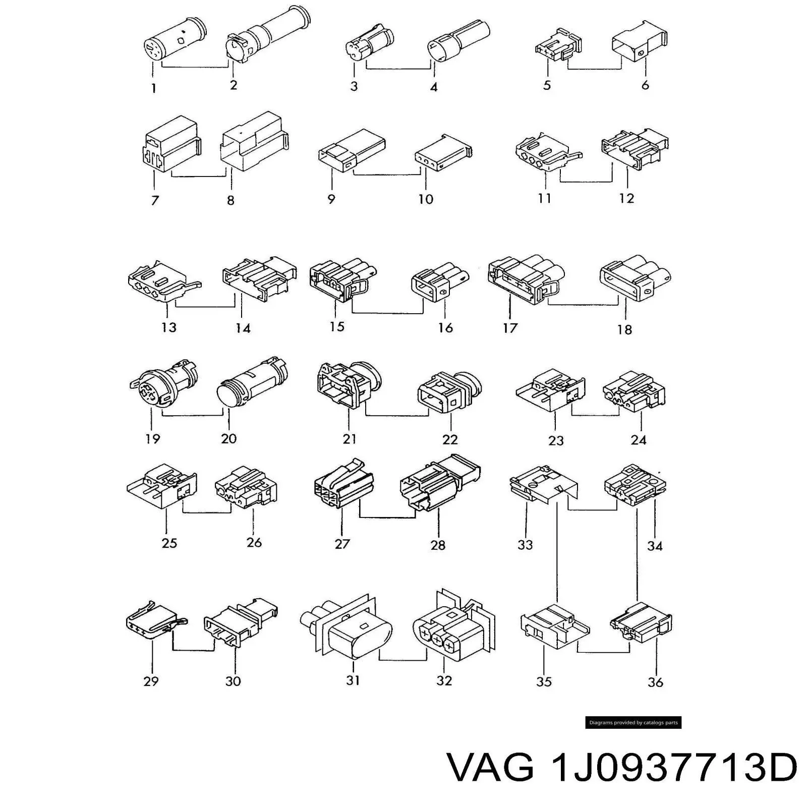  VAG 1J0937713D precio, desde 10,25 EUR