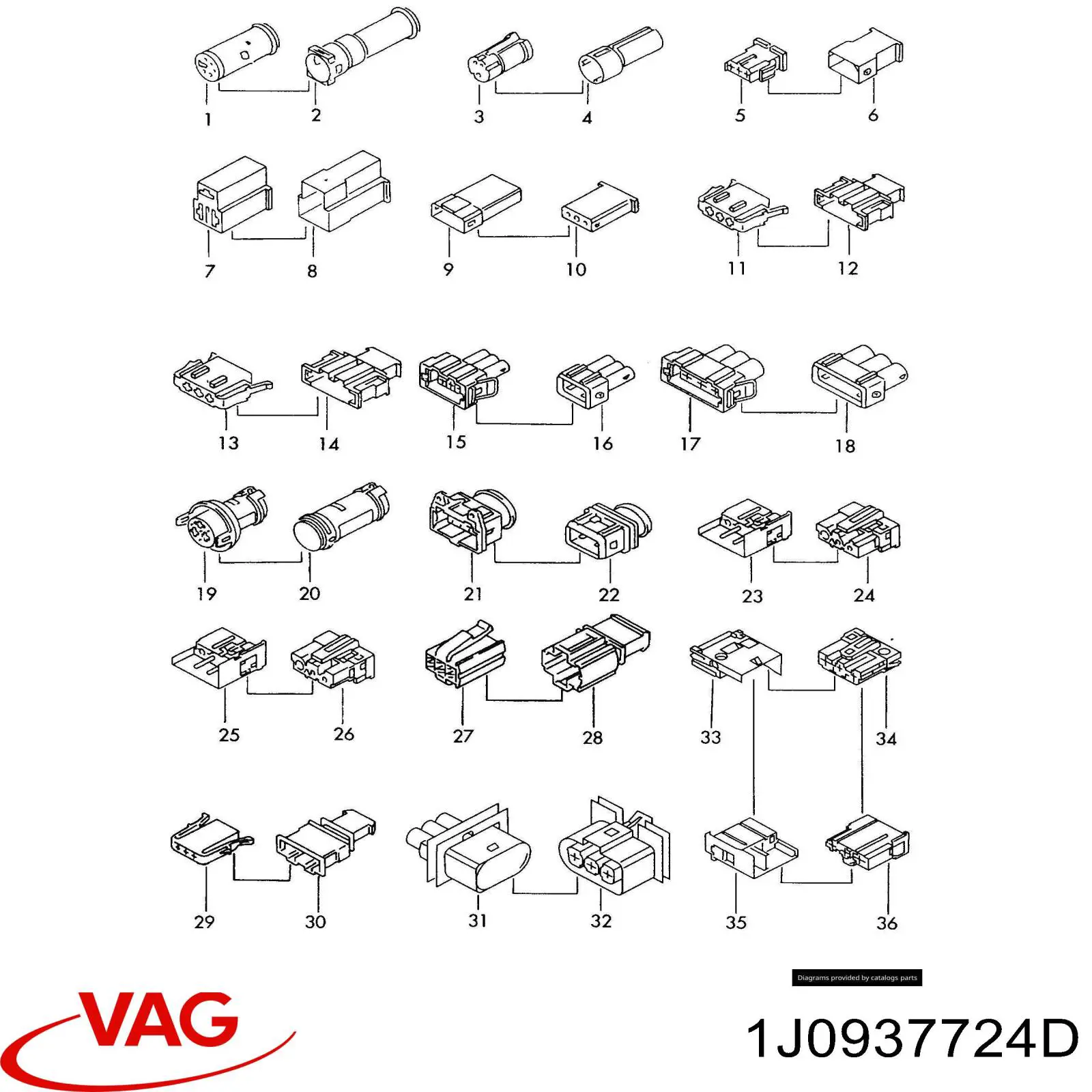  VAG 1J0937724D precio, desde 11,19 EUR