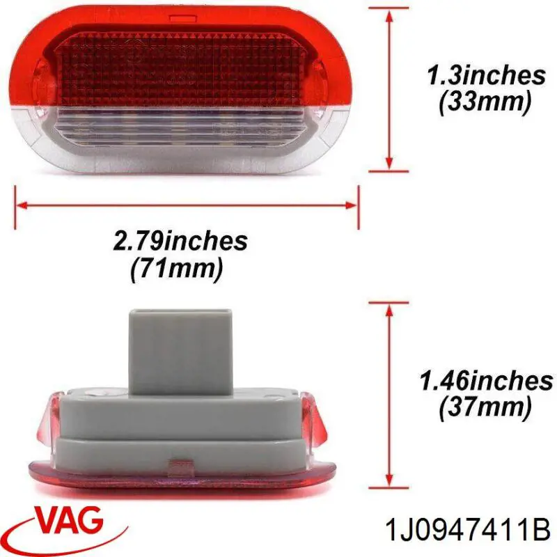 Lámpara de cortesía de puerta VAG 1H0947411 precio, desde 26,66 EUR
