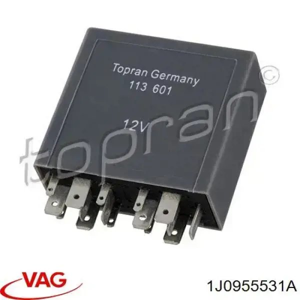 Comprar 1J0955531A VAG Relé de intermitencia del limpiaparabrisas