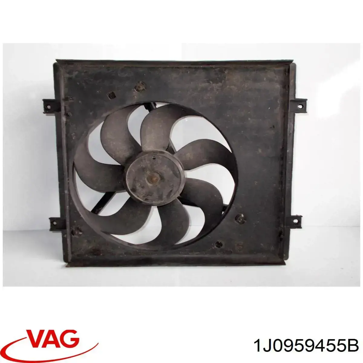 1J0959455B VAG ventilador (rodete +motor refrigeración del motor con electromotor completo)