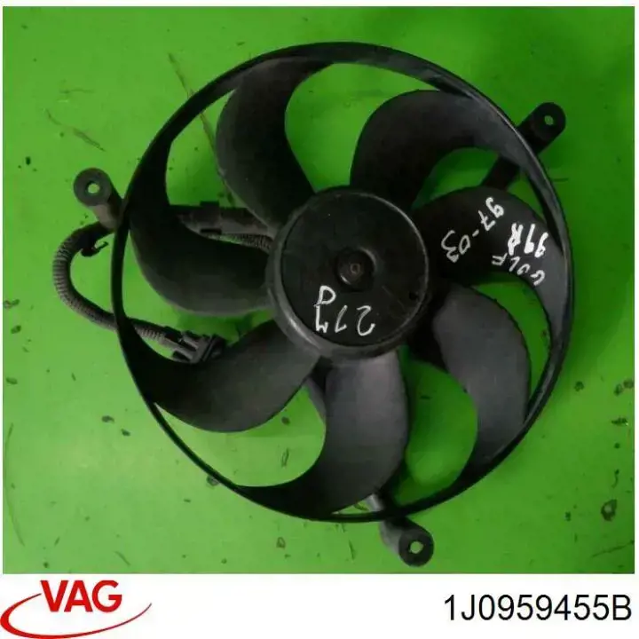 Ventilador de radiador VAG 1J0959455B precio, desde 68,68 EUR